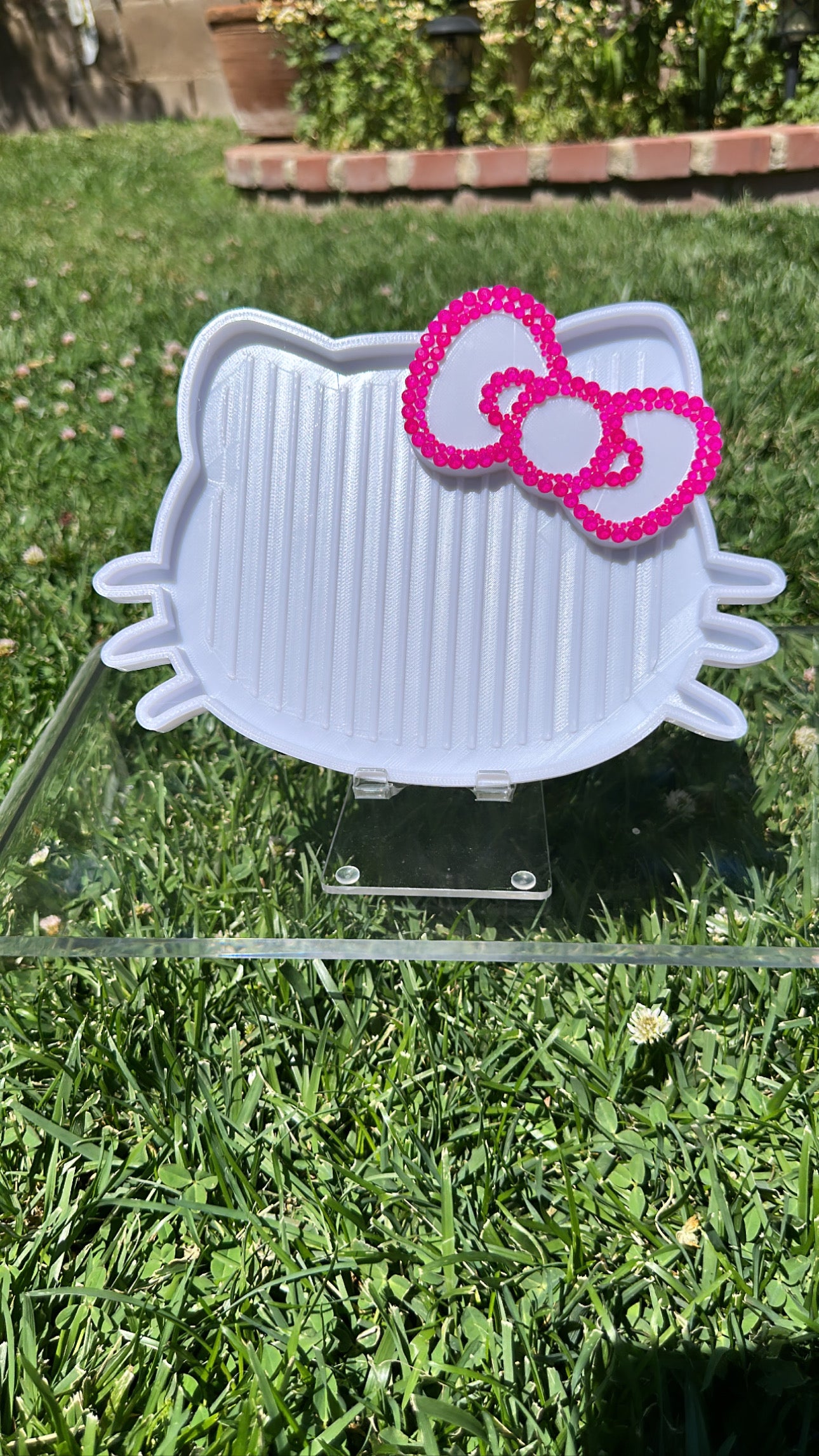 Kitty Rhinestone Tray